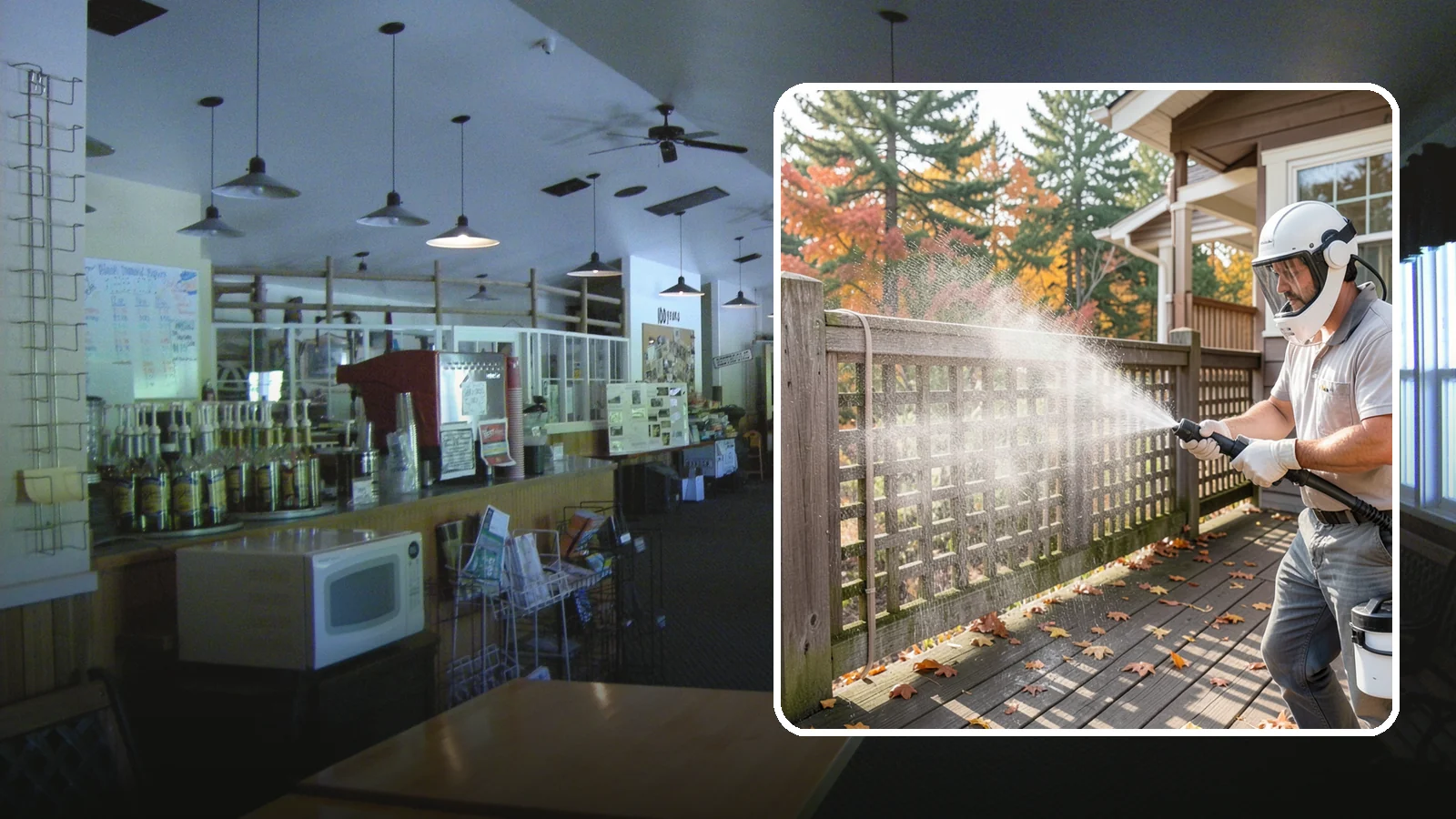 Privacy Screen Cleaning in Black Diamond, King County, WA - Clean lattice, slat, and panel privacy screens that trap moss and mildew in their shaded, sheltered surfaces.
