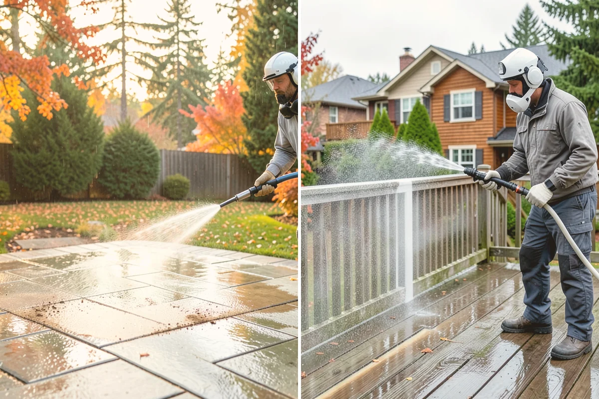 Privacy Screen Cleaning in Bothell, King County, WA - Clear loose debris from the panels and frame