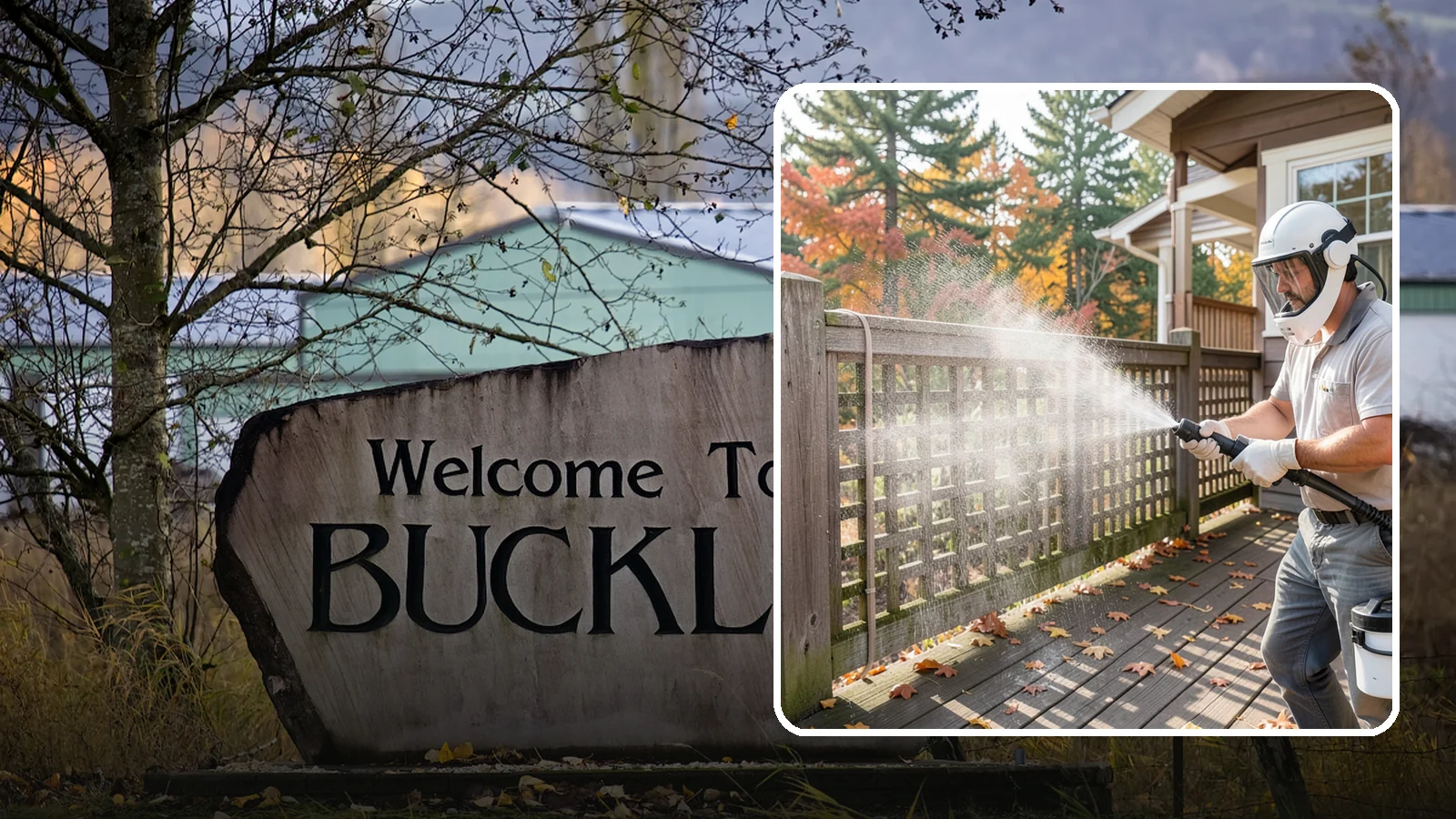 Privacy Screen Cleaning in Buckley, Pierce County, WA - Clean lattice, slat, and panel privacy screens that trap moss and mildew in their shaded, sheltered surfaces.