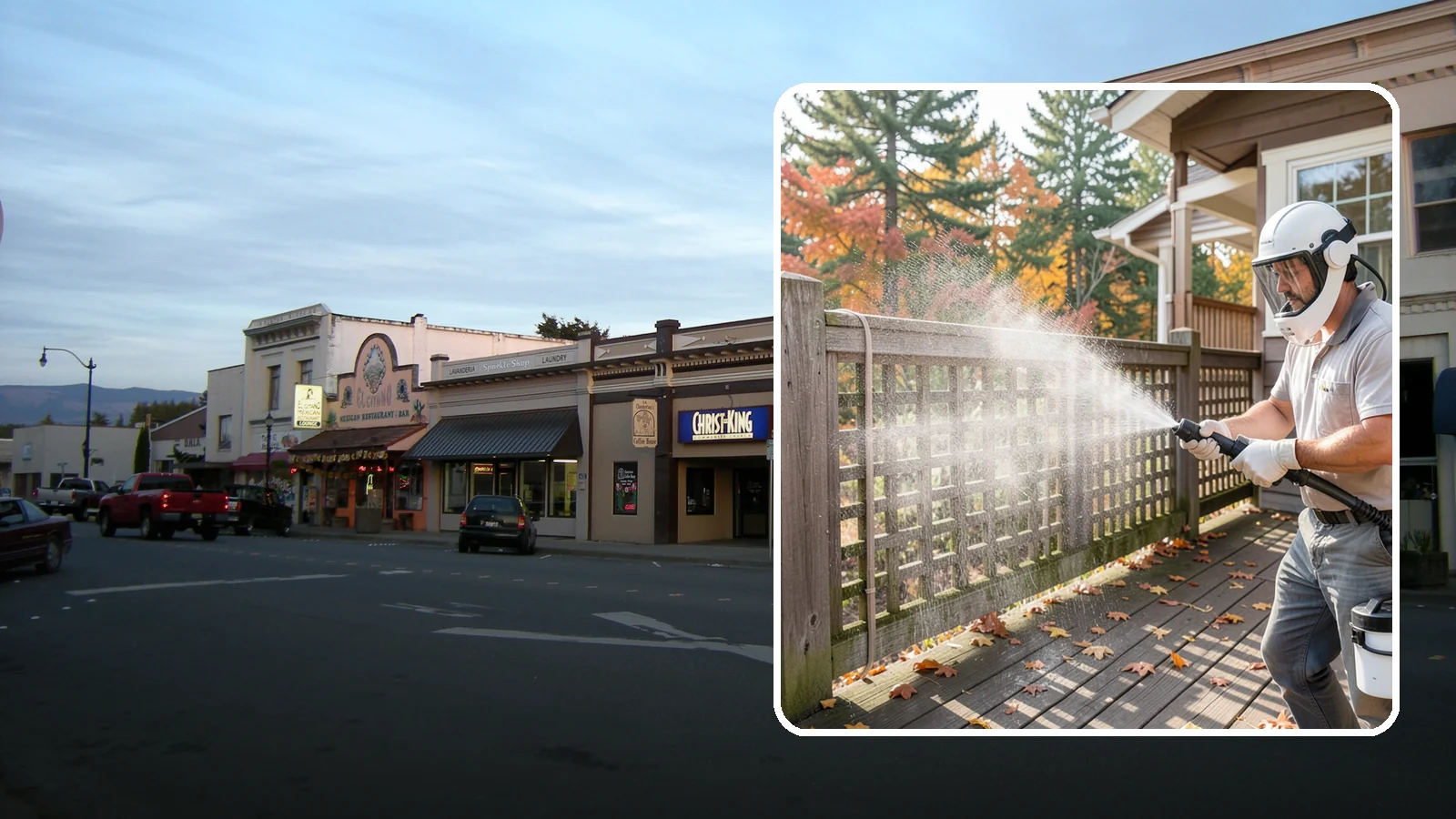 Privacy Screen Cleaning in Burlington, Skagit County, WA - Clean lattice, slat, and panel privacy screens that trap moss and mildew in their shaded, sheltered surfaces.