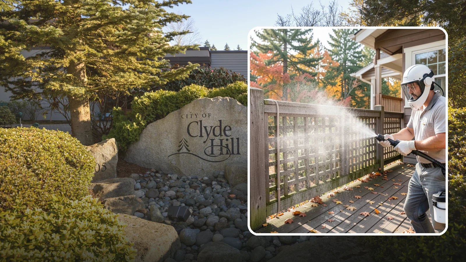 Privacy Screen Cleaning in Clyde Hill, King County, WA - Clean lattice, slat, and panel privacy screens that trap moss and mildew in their shaded, sheltered surfaces.