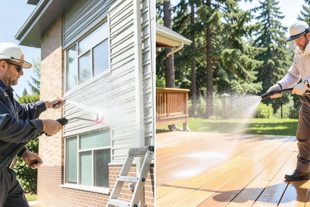 Privacy Screen Cleaning in Coupeville, Island County, WA - Clear loose debris from the panels and frame