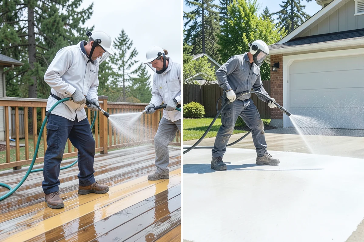 Privacy Screen Cleaning in Darrington, Snohomish County, WA - Clear loose debris from the panels and frame