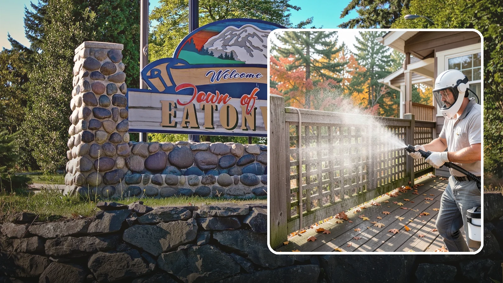 Privacy Screen Cleaning in Eatonville, Pierce County, WA - Clean lattice, slat, and panel privacy screens that trap moss and mildew in their shaded, sheltered surfaces.