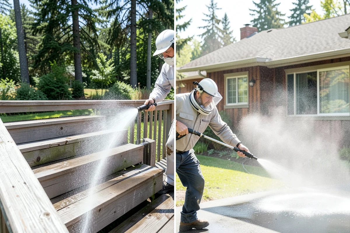 Privacy Screen Cleaning in Federal Way, King County, WA - Clear loose debris from the panels and frame