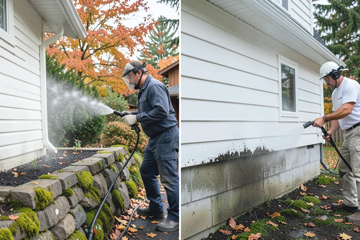Privacy Screen Cleaning in Granite Falls, Snohomish County, WA - Clear loose debris from the panels and frame