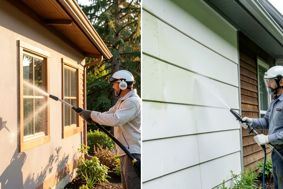Privacy Screen Cleaning in Hunts Point, King County, WA - Clear loose debris from the panels and frame