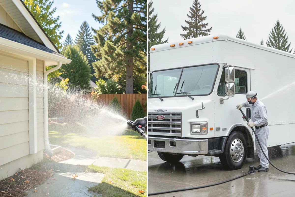 Privacy Screen Cleaning in Monroe, Snohomish County, WA - Clear loose debris from the panels and frame