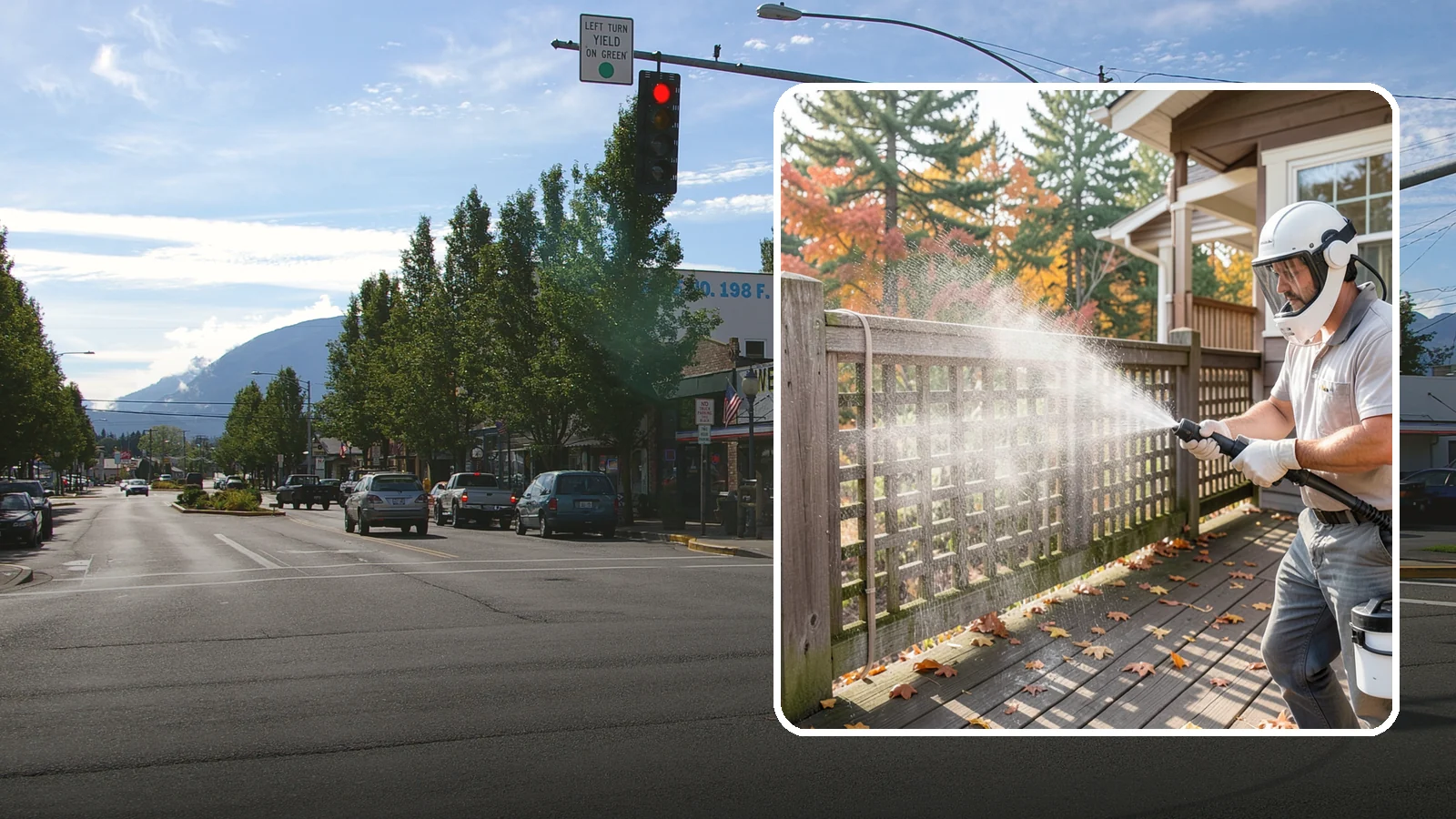 Privacy Screen Cleaning in North Bend, King County, WA - Clean lattice, slat, and panel privacy screens that trap moss and mildew in their shaded, sheltered surfaces.
