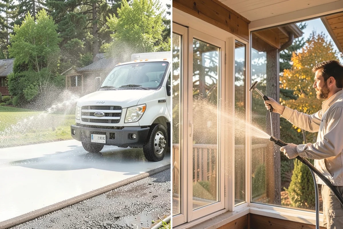Privacy Screen Cleaning in Oak Harbor, Island County, WA - Clear loose debris from the panels and frame