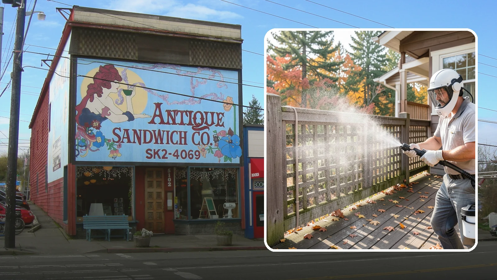 Privacy Screen Cleaning in Ruston, Pierce County, WA - Clean lattice, slat, and panel privacy screens that trap moss and mildew in their shaded, sheltered surfaces.