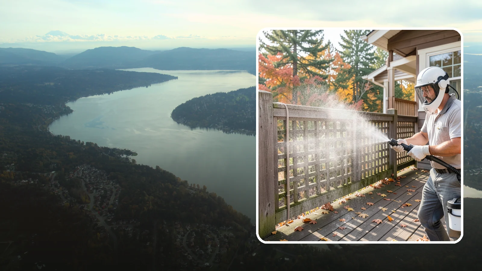 Privacy Screen Cleaning in Sammamish, King County, WA - Clean lattice, slat, and panel privacy screens that trap moss and mildew in their shaded, sheltered surfaces.