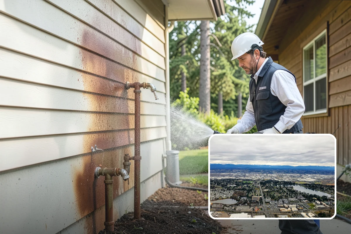 Privacy Screen Cleaning in SeaTac, King County, WA - Clears moss and mildew from shaded screen panels