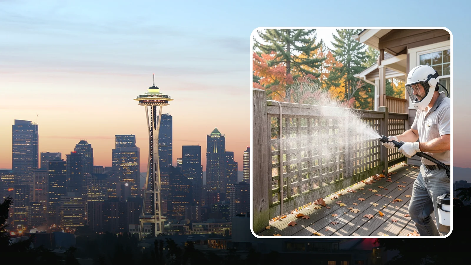 Privacy Screen Cleaning in Seattle, King County, WA - Clean lattice, slat, and panel privacy screens that trap moss and mildew in their shaded, sheltered surfaces.
