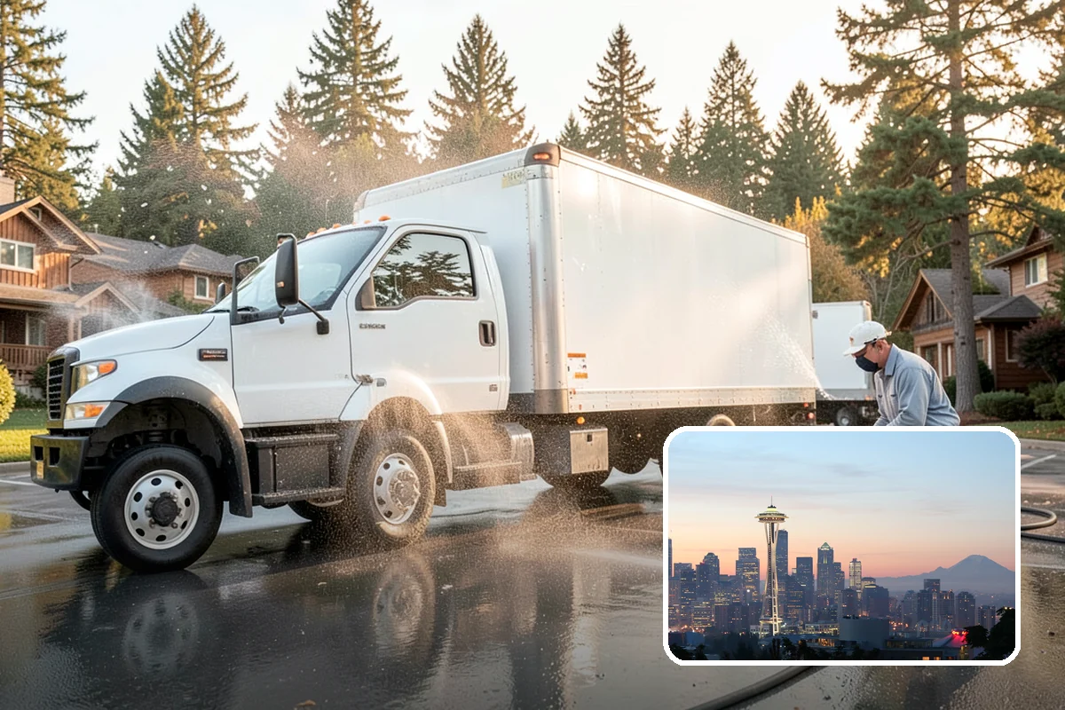 Privacy Screen Cleaning in Seattle, King County, WA - Clears moss and mildew from shaded screen panels