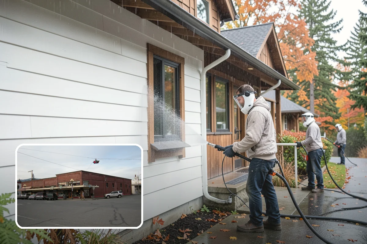 Privacy Screen Cleaning in Sedro-Woolley, Skagit County, WA - Clears moss and mildew from shaded screen panels