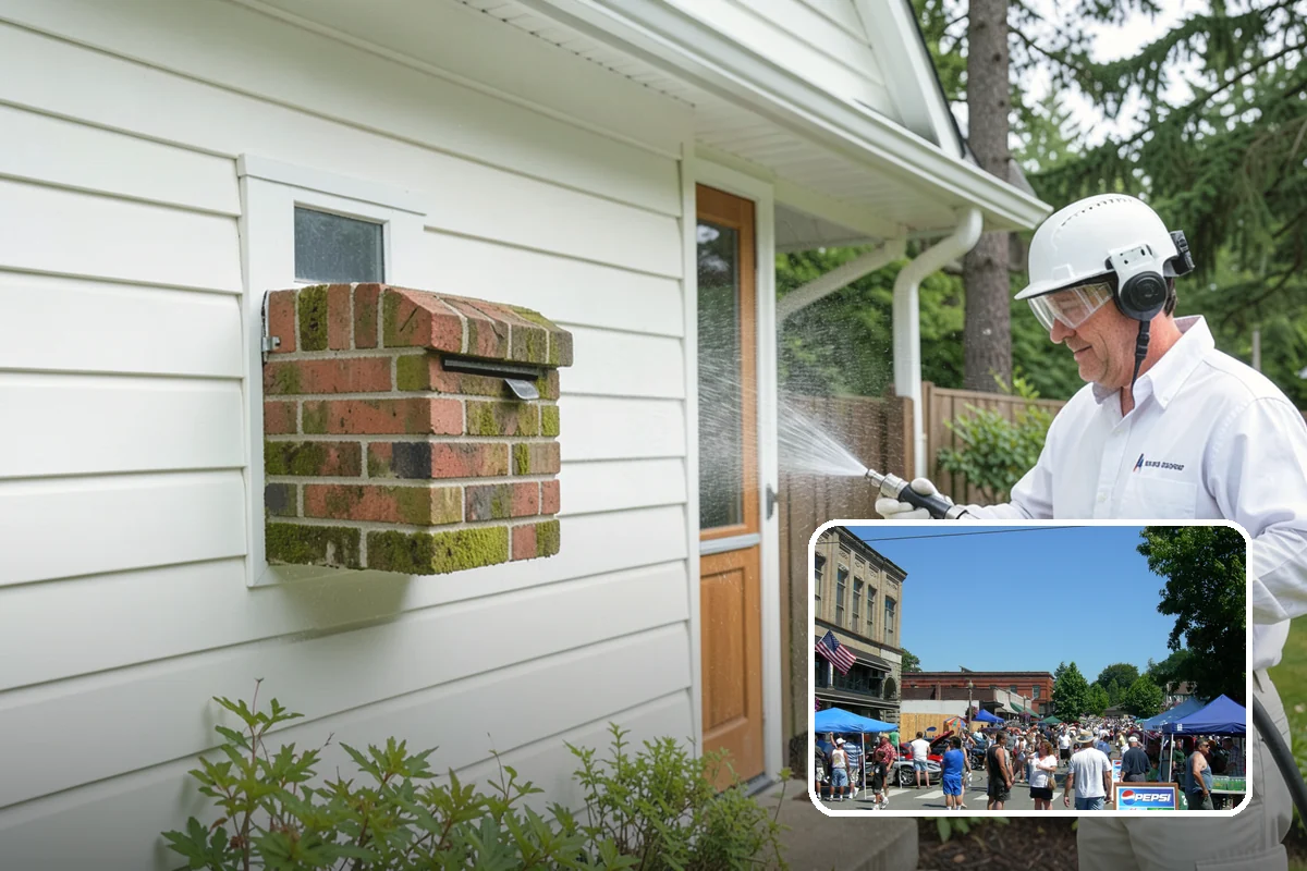Privacy Screen Cleaning in Snohomish, Snohomish County, WA - Clears moss and mildew from shaded screen panels