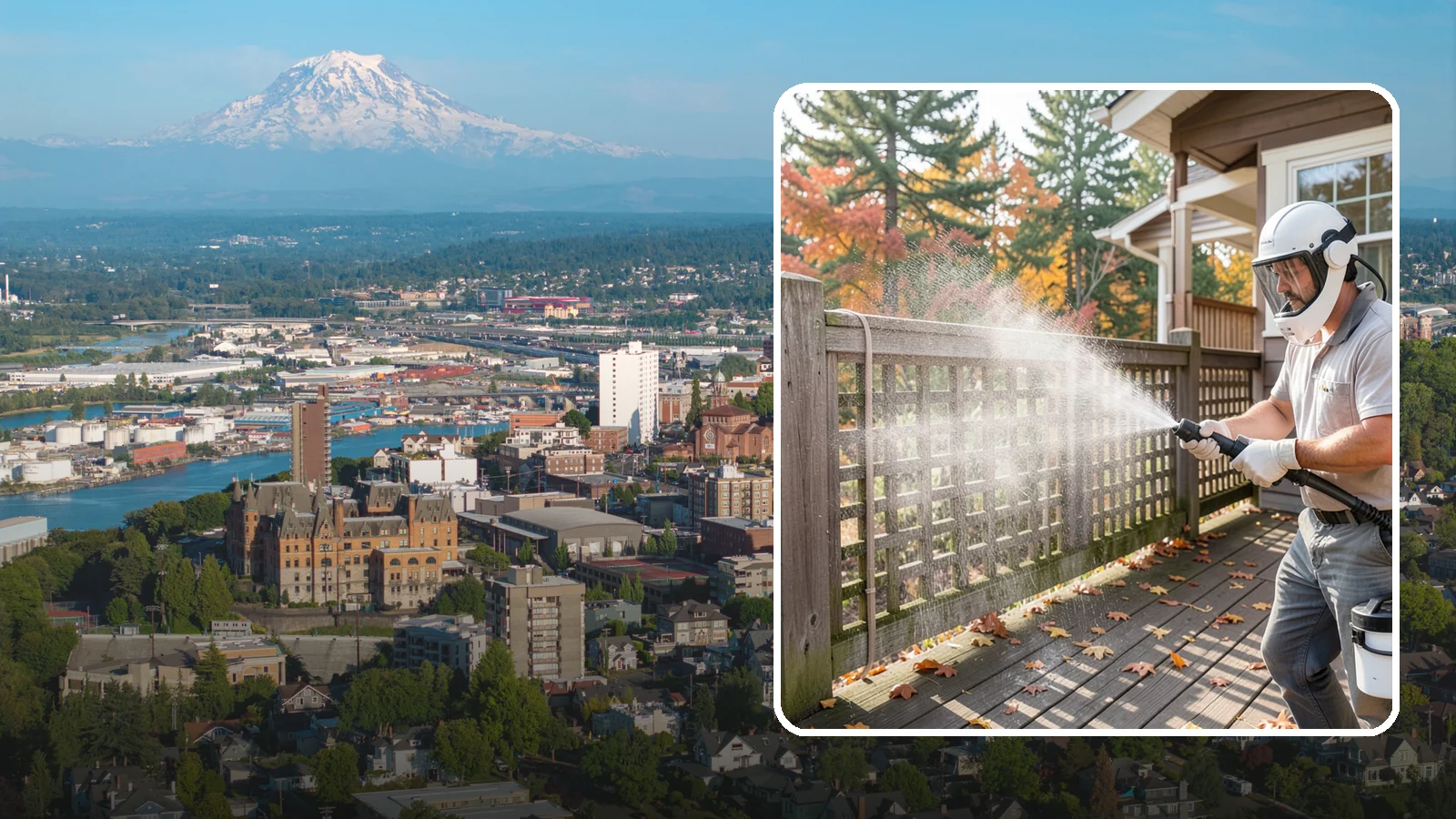 Privacy Screen Cleaning in Tacoma, Pierce County, WA - Clean lattice, slat, and panel privacy screens that trap moss and mildew in their shaded, sheltered surfaces.