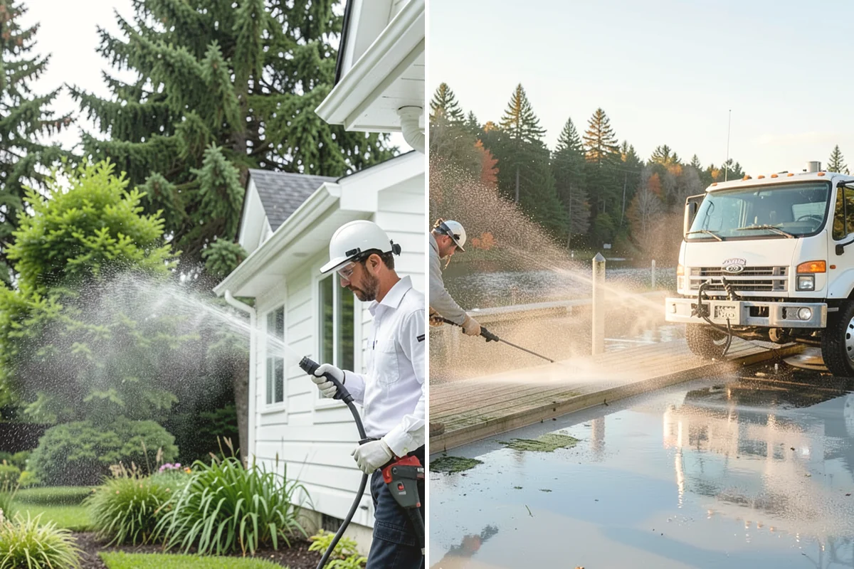 Privacy Screen Cleaning in Tacoma, Pierce County, WA - Clear loose debris from the panels and frame