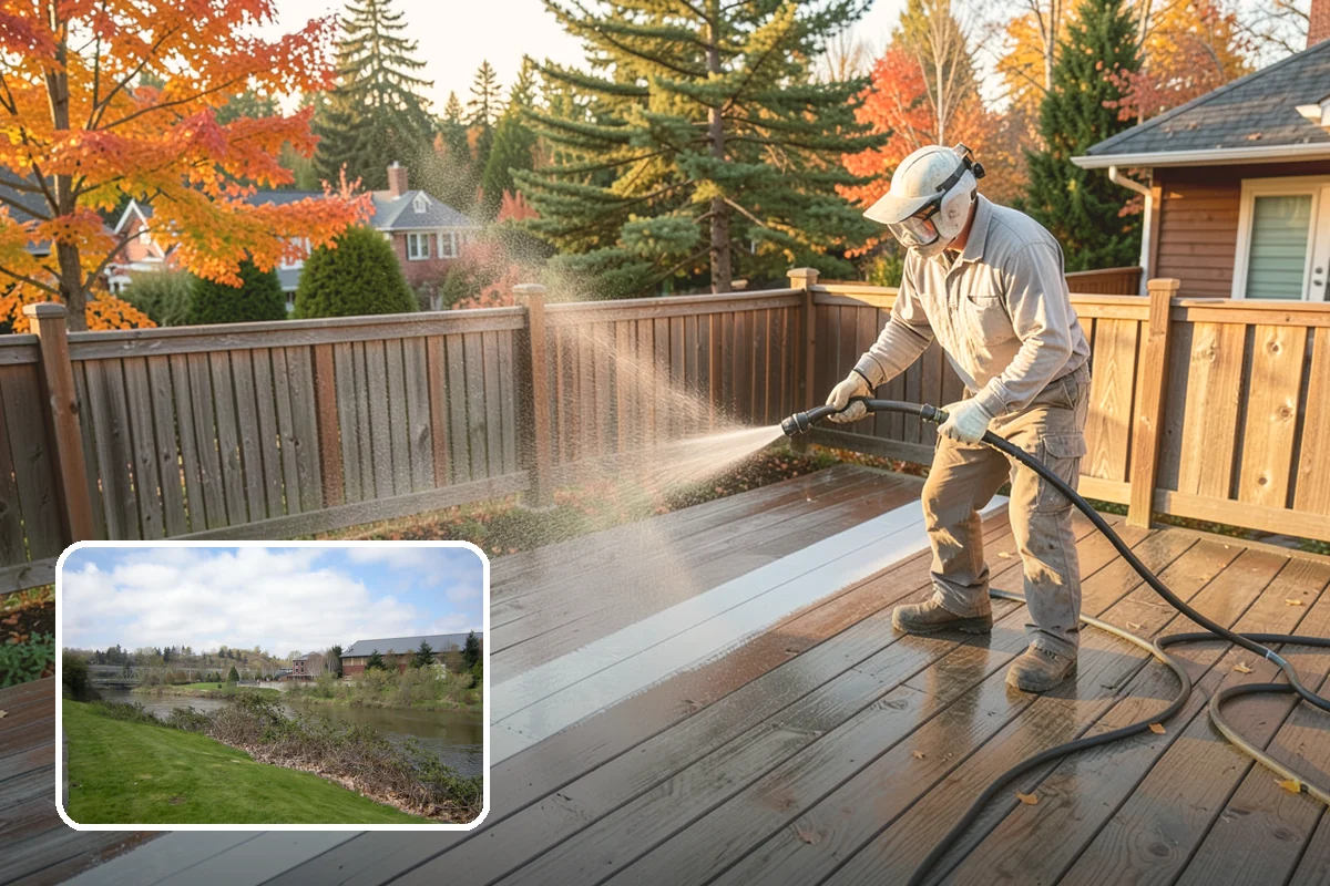 Privacy Screen Cleaning in Tukwila, King County, WA - Clears moss and mildew from shaded screen panels