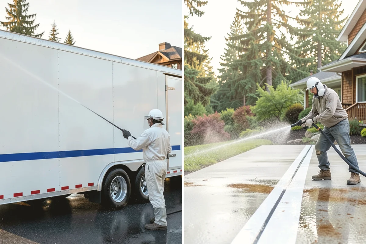 Privacy Screen Cleaning in Tukwila, King County, WA - Clear loose debris from the panels and frame