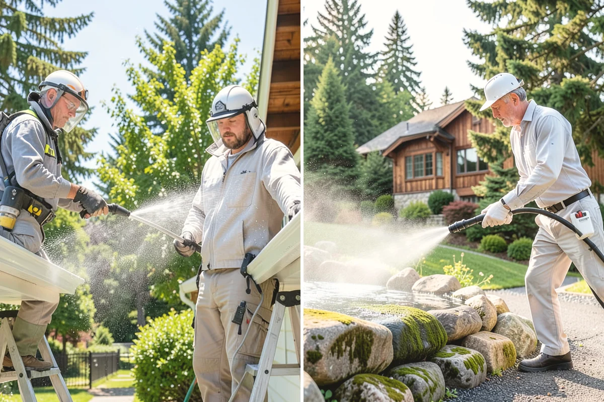 Privacy Screen Cleaning in University Place, Pierce County, WA - Clear loose debris from the panels and frame