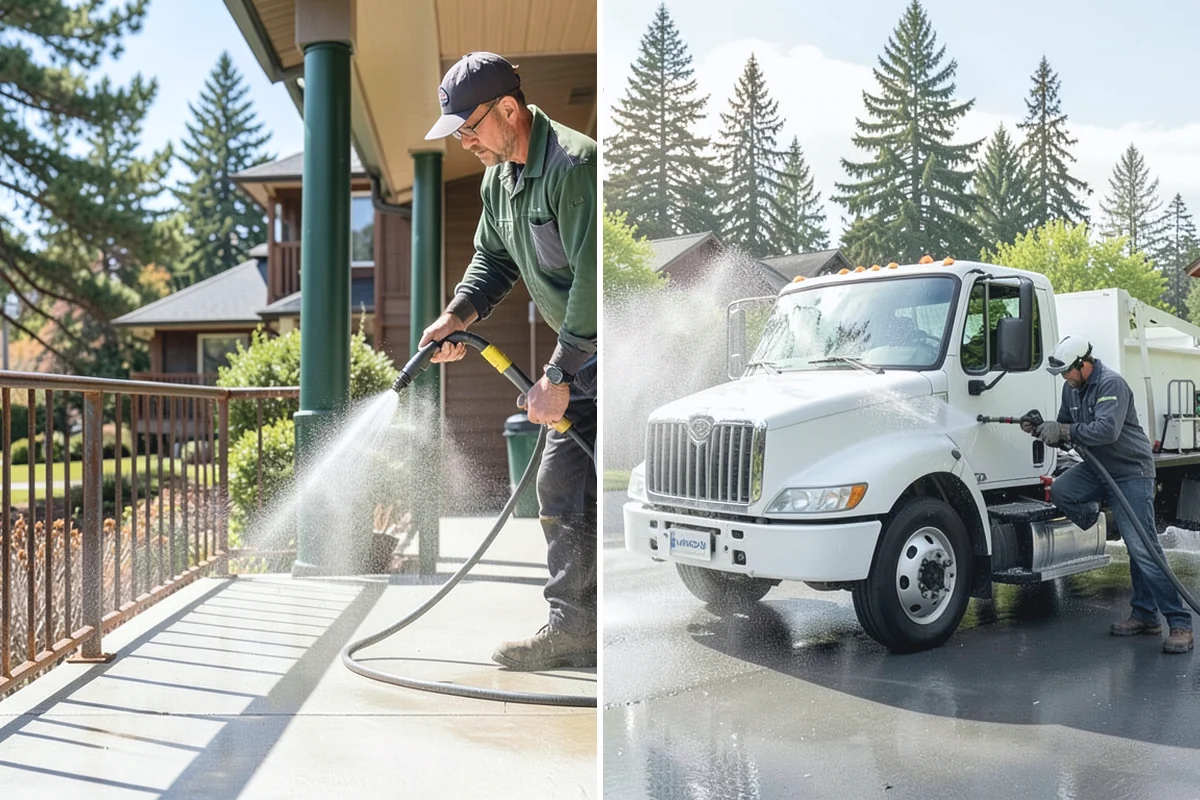 Privacy Screen Cleaning in Woodinville, King County, WA - Clear loose debris from the panels and frame