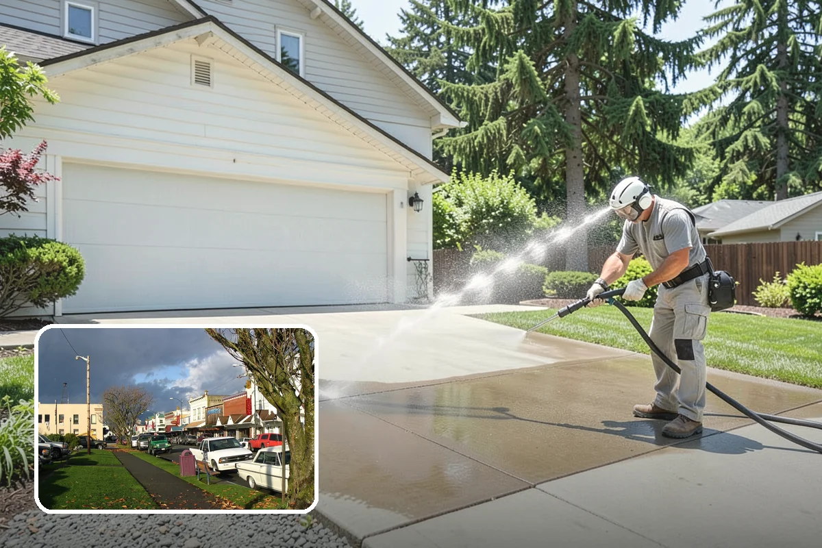 Property Refresh Cleaning in Arlington, Snohomish County, WA - Restores a neglected exterior in one comprehensive visit
