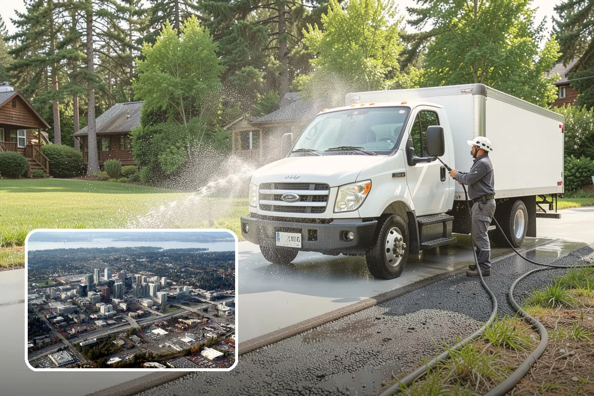 Property Refresh Cleaning in Bellevue, King County, WA - Restores a neglected exterior in one comprehensive visit