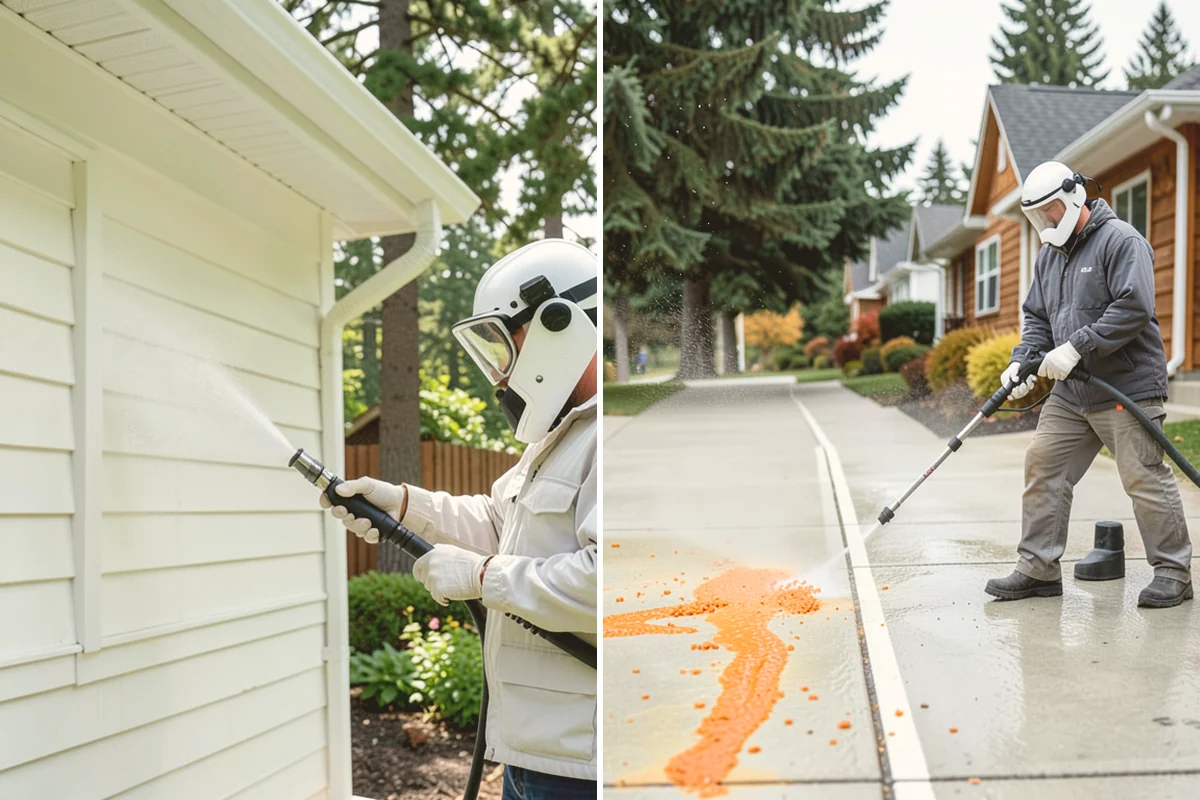 Property Refresh Cleaning in Bellevue, King County, WA - Assess every exterior surface and rank the worst areas