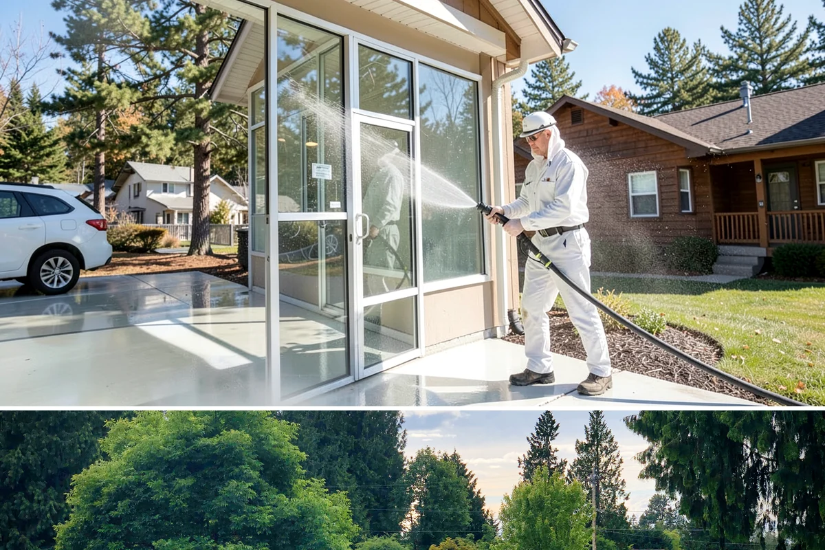 Property Refresh Cleaning in Bonney Lake, Pierce County, WA - Any dry-enough window works, though late spring and early fall in Washington offer the most reliable conditions for a full...
