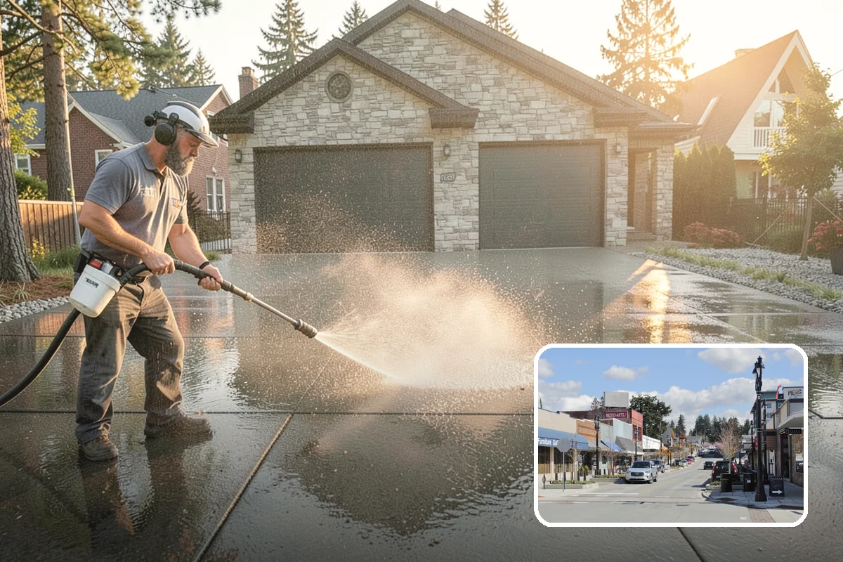 Property Refresh Cleaning in Bothell, King County, WA - Restores a neglected exterior in one comprehensive visit
