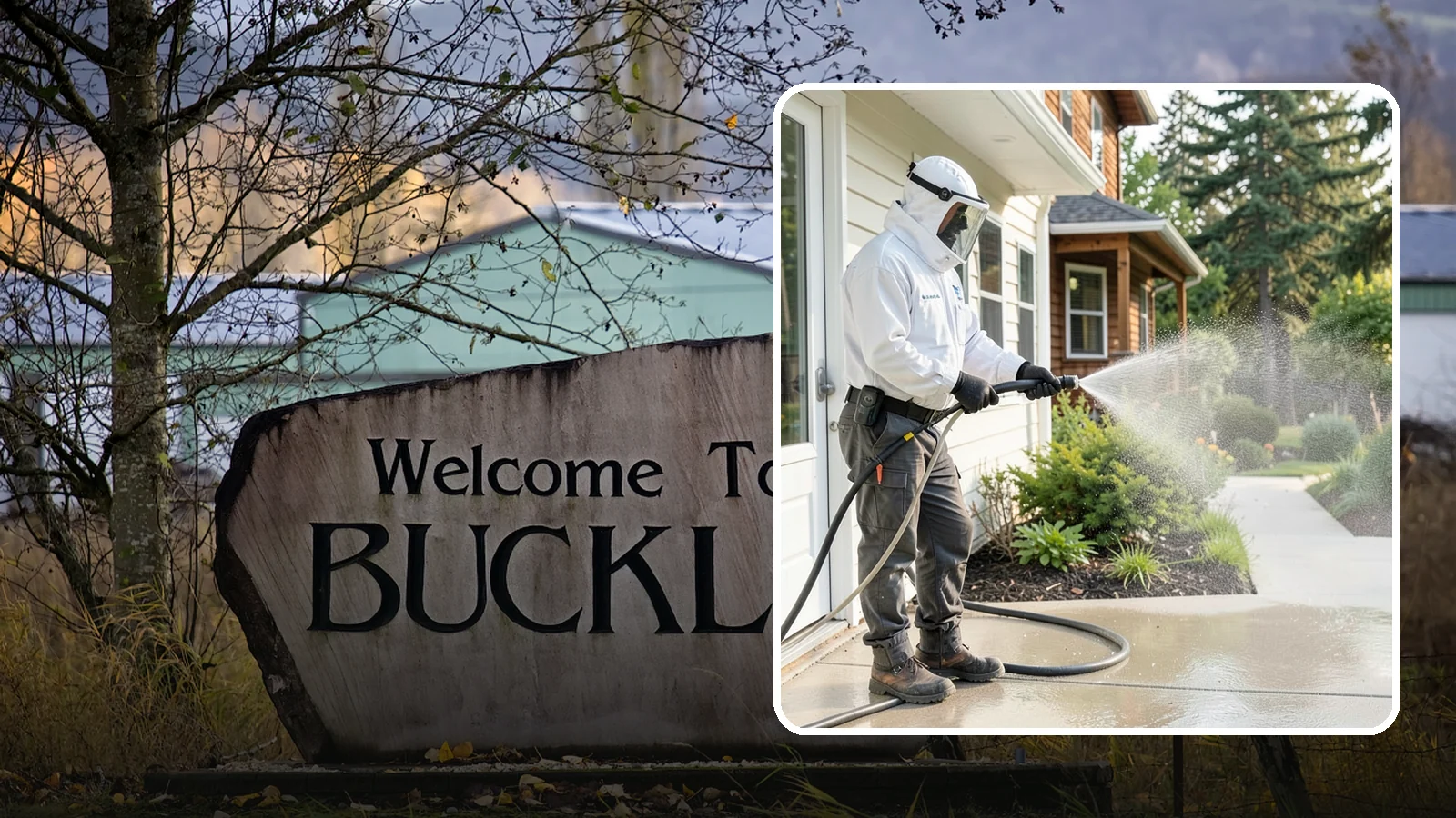 Property Refresh Cleaning in Buckley, Pierce County, WA - Property refresh cleaning gives a home or building a full exterior reset to restore appearance after a period of neglected upkeep.