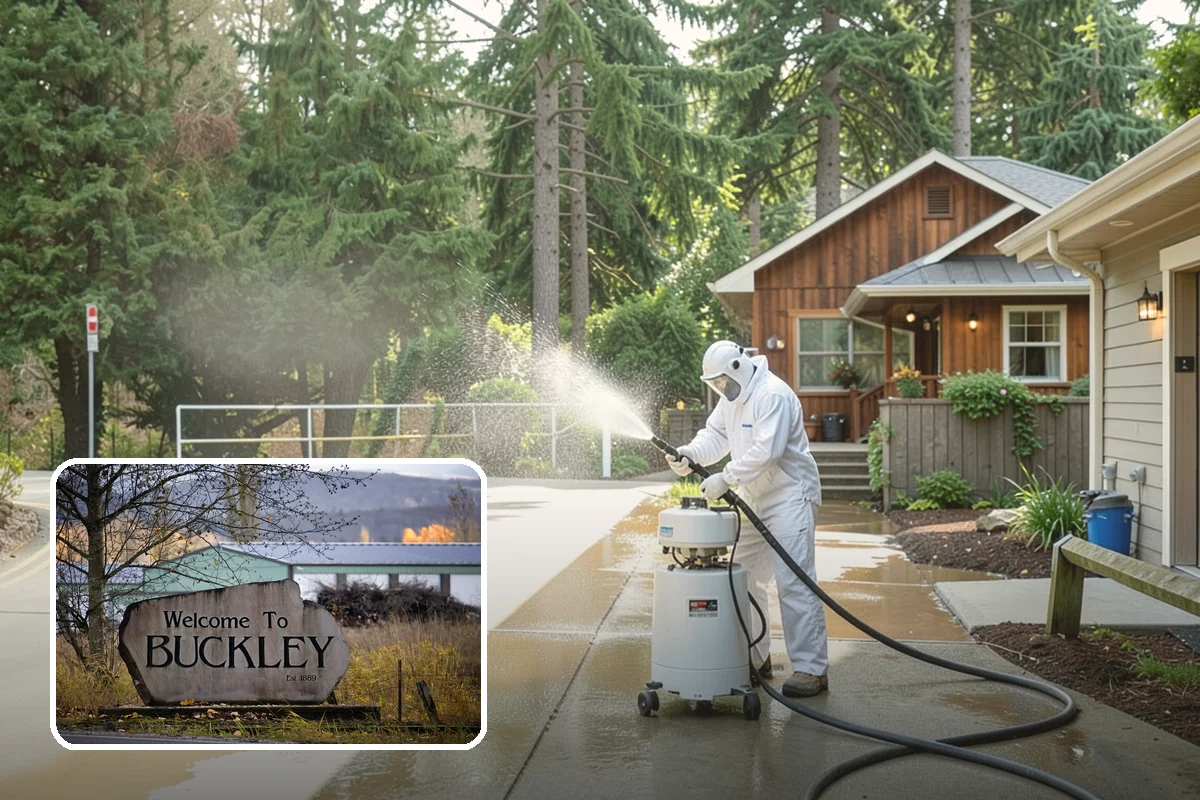 Property Refresh Cleaning in Buckley, Pierce County, WA - Restores a neglected exterior in one comprehensive visit