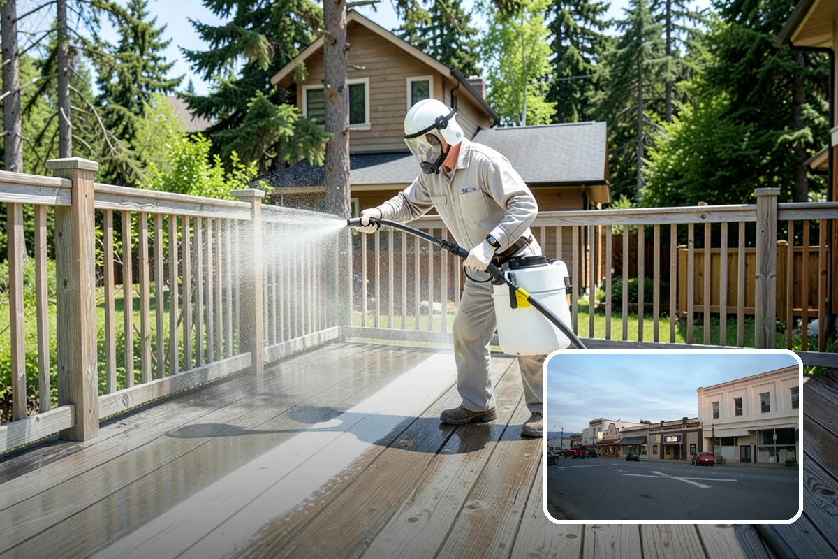 Property Refresh Cleaning in Burlington, Skagit County, WA - Restores a neglected exterior in one comprehensive visit