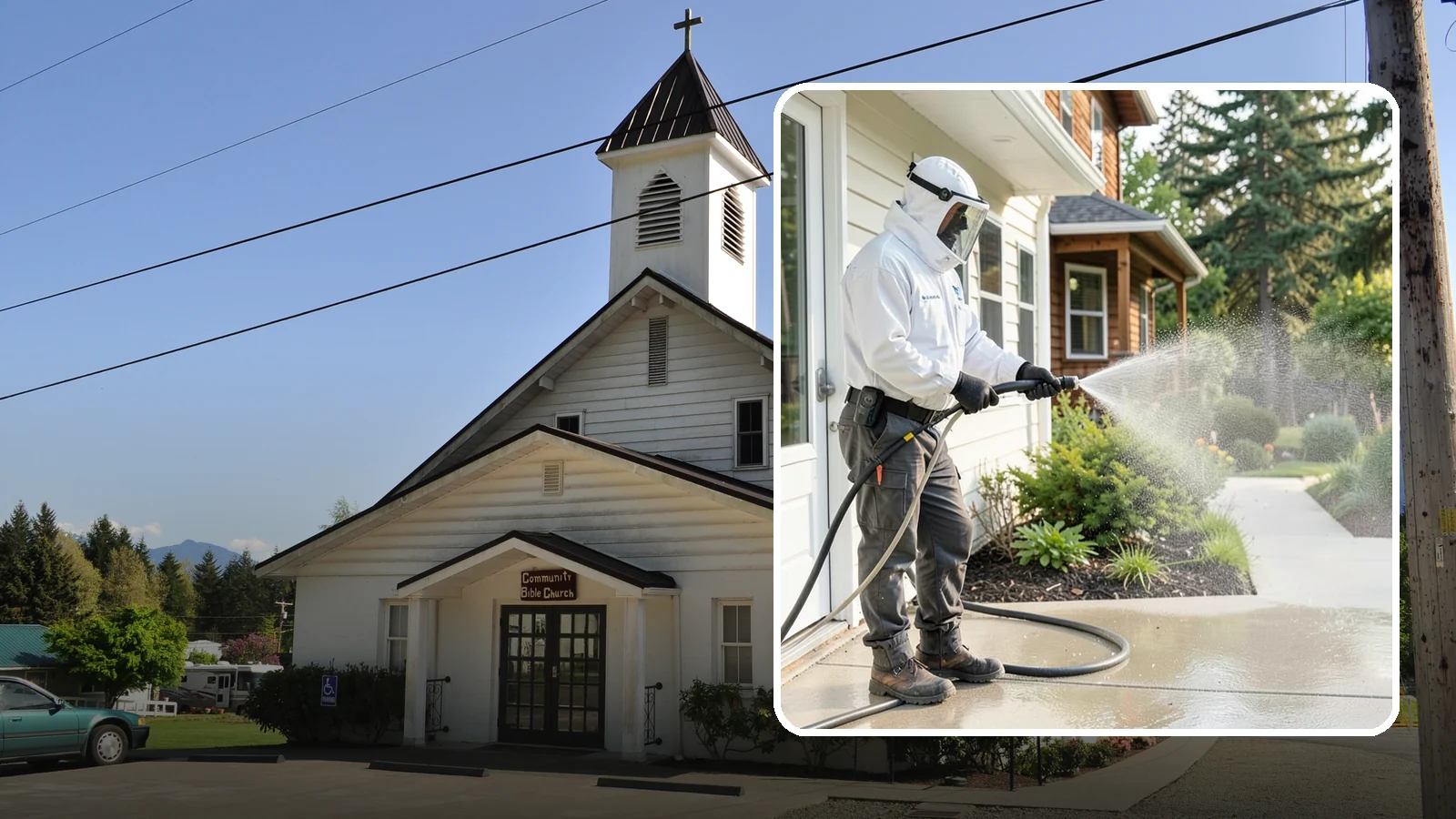 Property Refresh Cleaning in Concrete, Skagit County, WA - Property refresh cleaning gives a home or building a full exterior reset to restore appearance after a period of neglected upkeep.