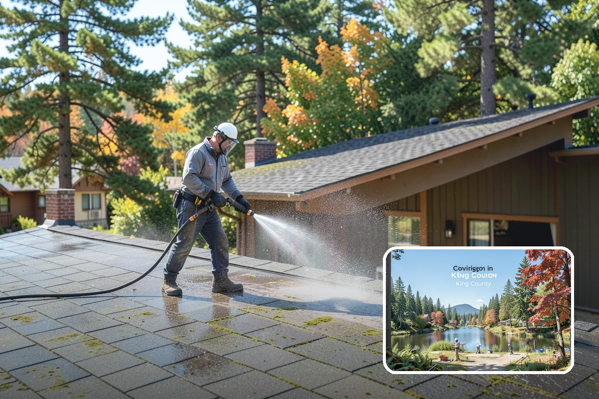 Property Refresh Cleaning in Covington, King County, WA - Restores a neglected exterior in one comprehensive visit