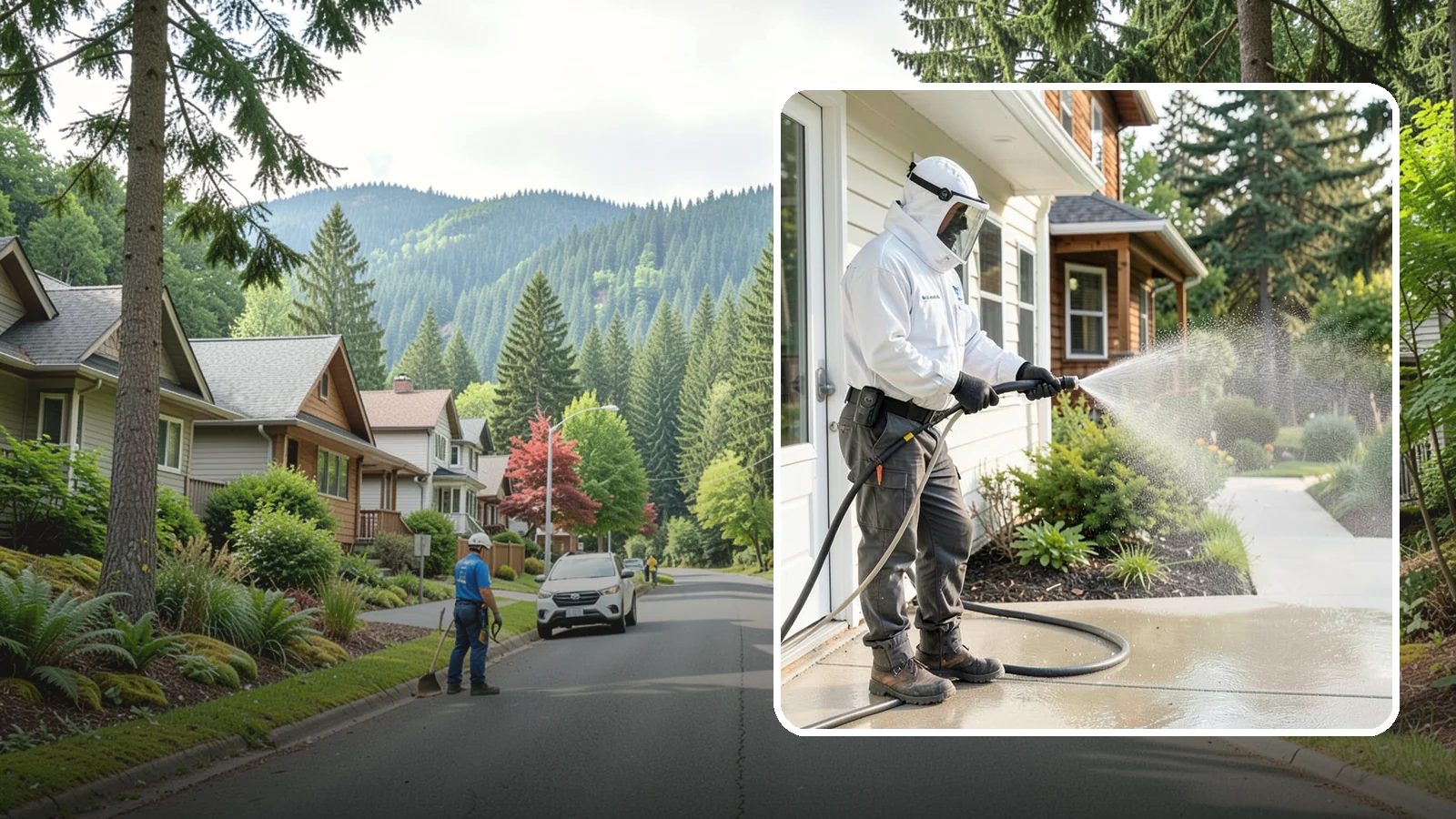 Property Refresh Cleaning in Darrington, Snohomish County, WA - Property refresh cleaning gives a home or building a full exterior reset to restore appearance after a period of neglected upkeep.
