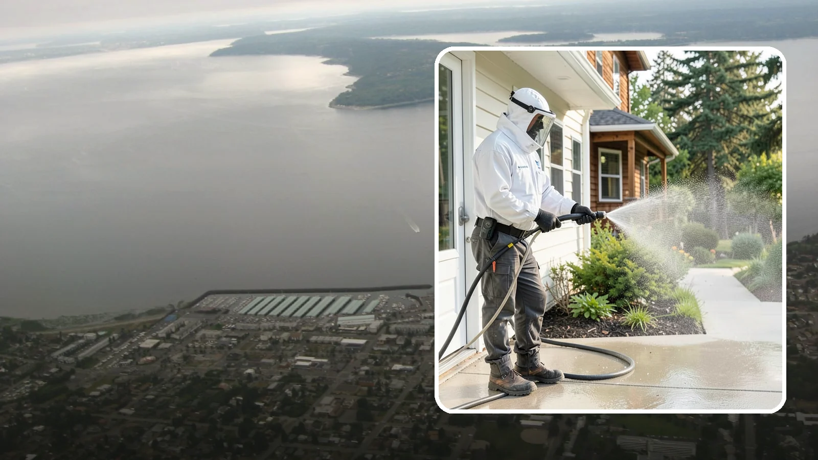 Property Refresh Cleaning in Des Moines, King County, WA - Property refresh cleaning gives a home or building a full exterior reset to restore appearance after a period of neglected upkeep.