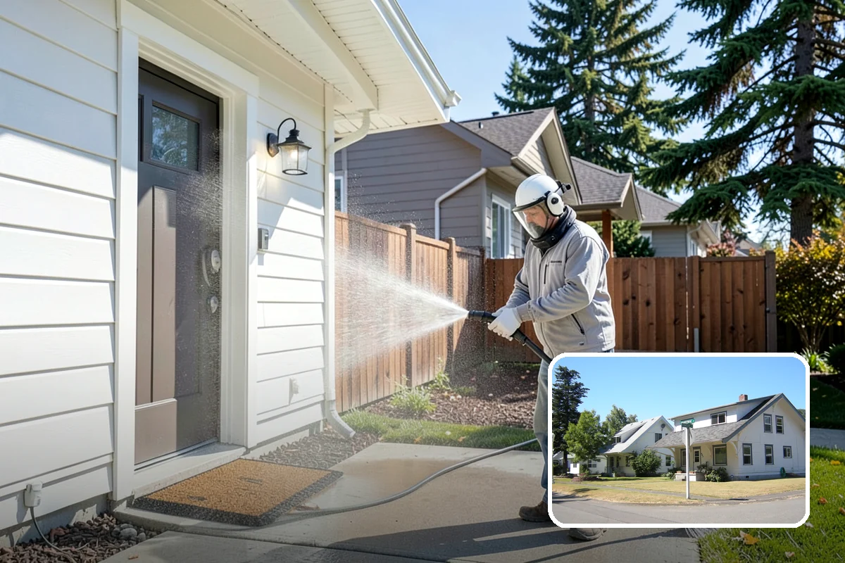 Property Refresh Cleaning in DuPont, Pierce County, WA - Restores a neglected exterior in one comprehensive visit