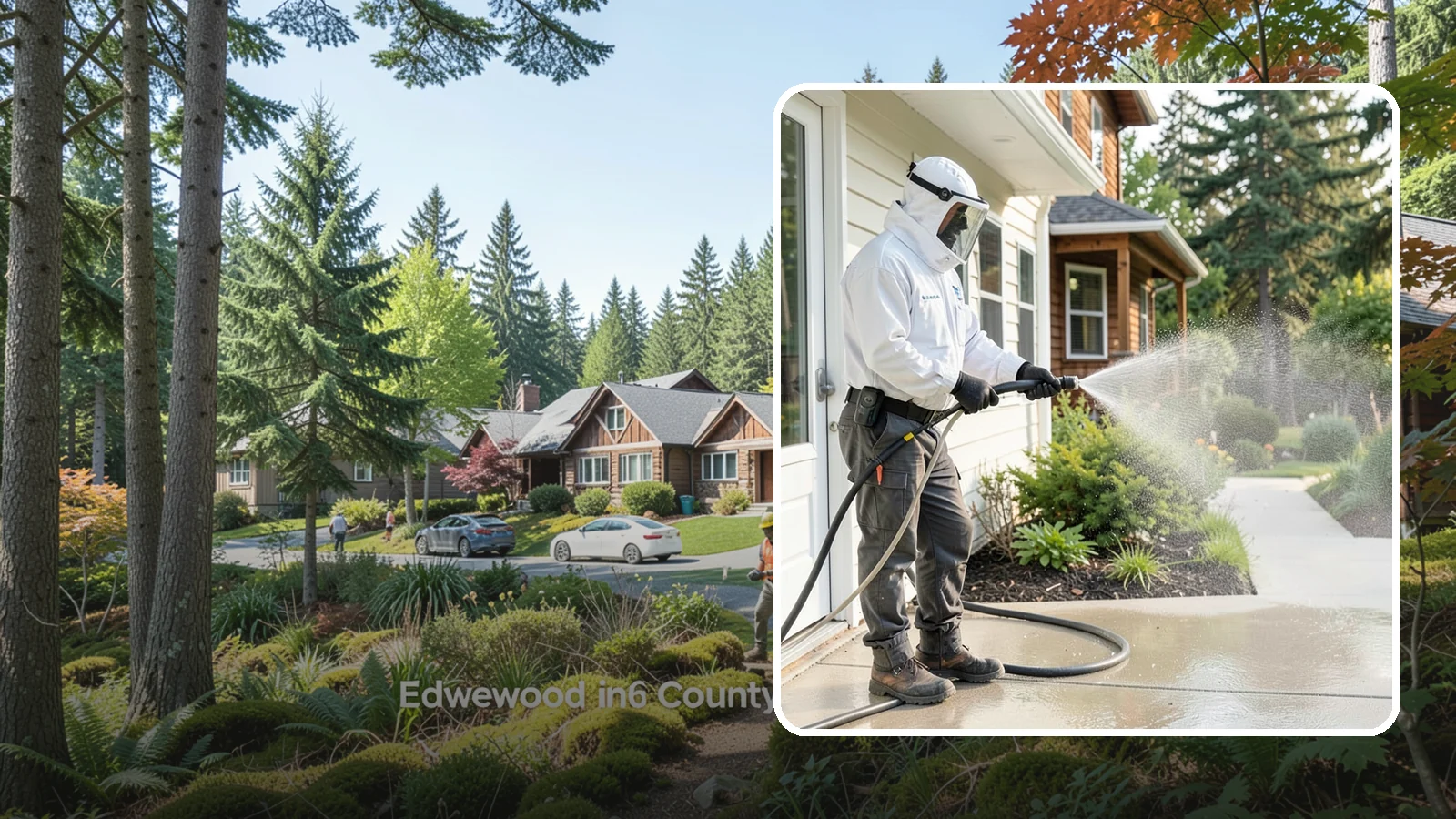 Property Refresh Cleaning in Edgewood, Pierce County, WA - Property refresh cleaning gives a home or building a full exterior reset to restore appearance after a period of neglected upkeep.