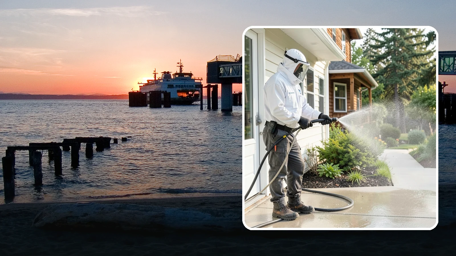 Property Refresh Cleaning in Edmonds, Snohomish County, WA - Property refresh cleaning gives a home or building a full exterior reset to restore appearance after a period of neglected upkeep.