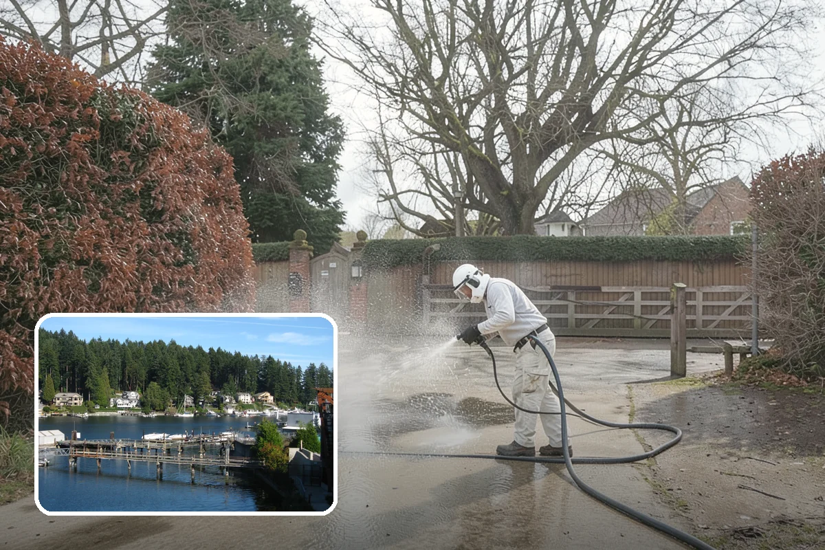 Property Refresh Cleaning in Gig Harbor, Pierce County, WA - Restores a neglected exterior in one comprehensive visit