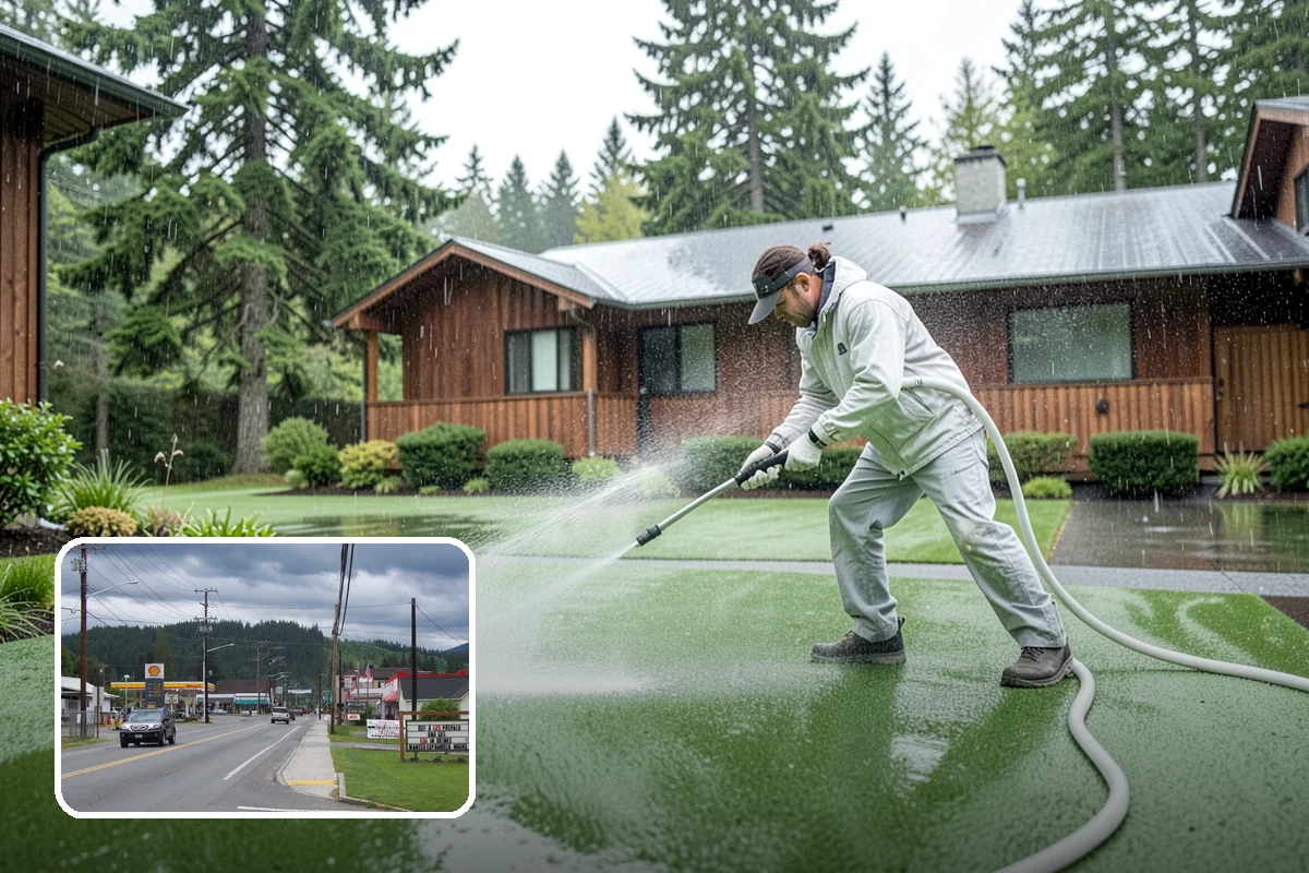 Property Refresh Cleaning in Granite Falls, Snohomish County, WA - Restores a neglected exterior in one comprehensive visit
