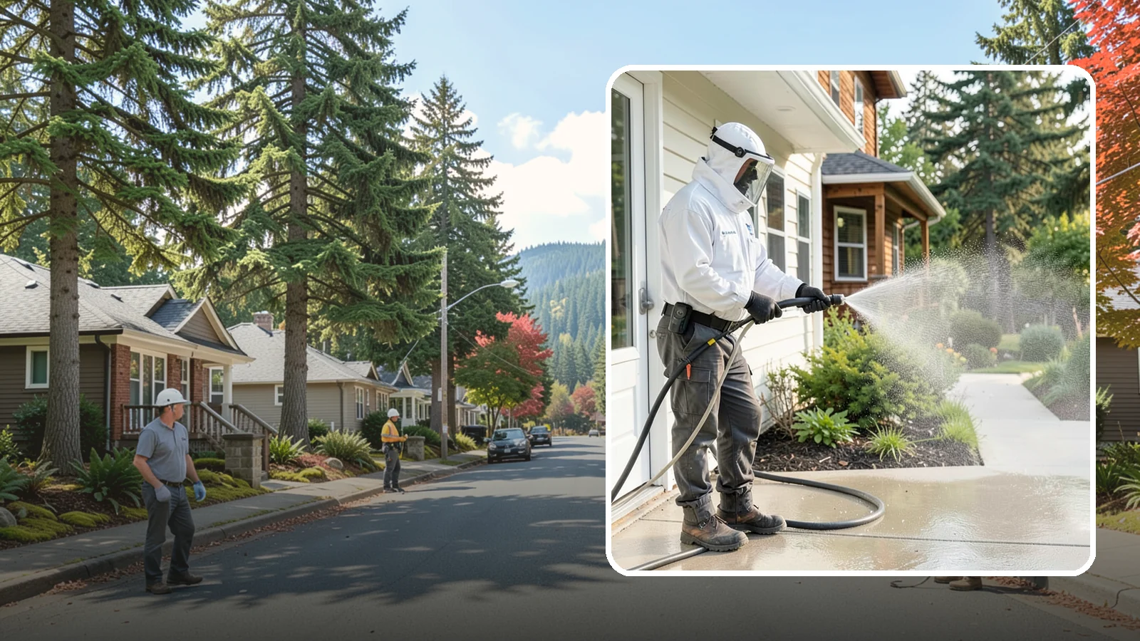 Property Refresh Cleaning in Hunts Point, King County, WA - Property refresh cleaning gives a home or building a full exterior reset to restore appearance after a period of neglected upkeep.