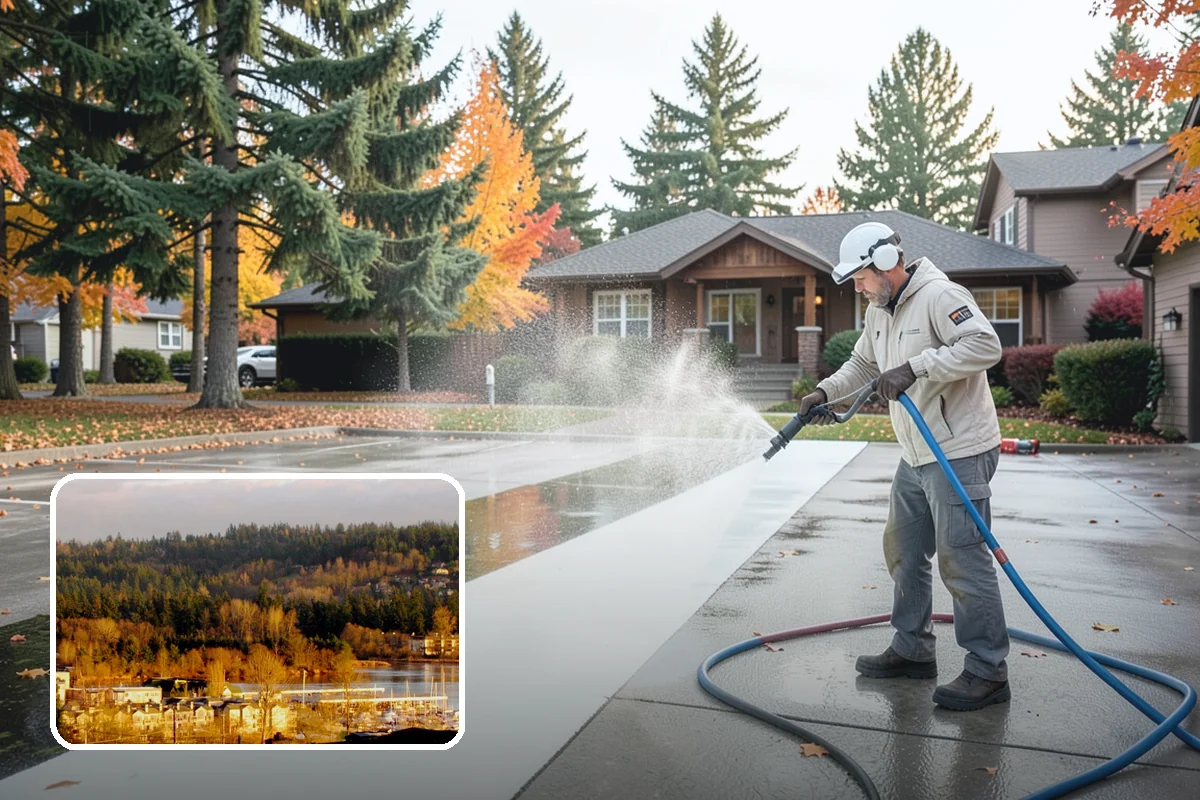 Property Refresh Cleaning in Kenmore, King County, WA - Restores a neglected exterior in one comprehensive visit