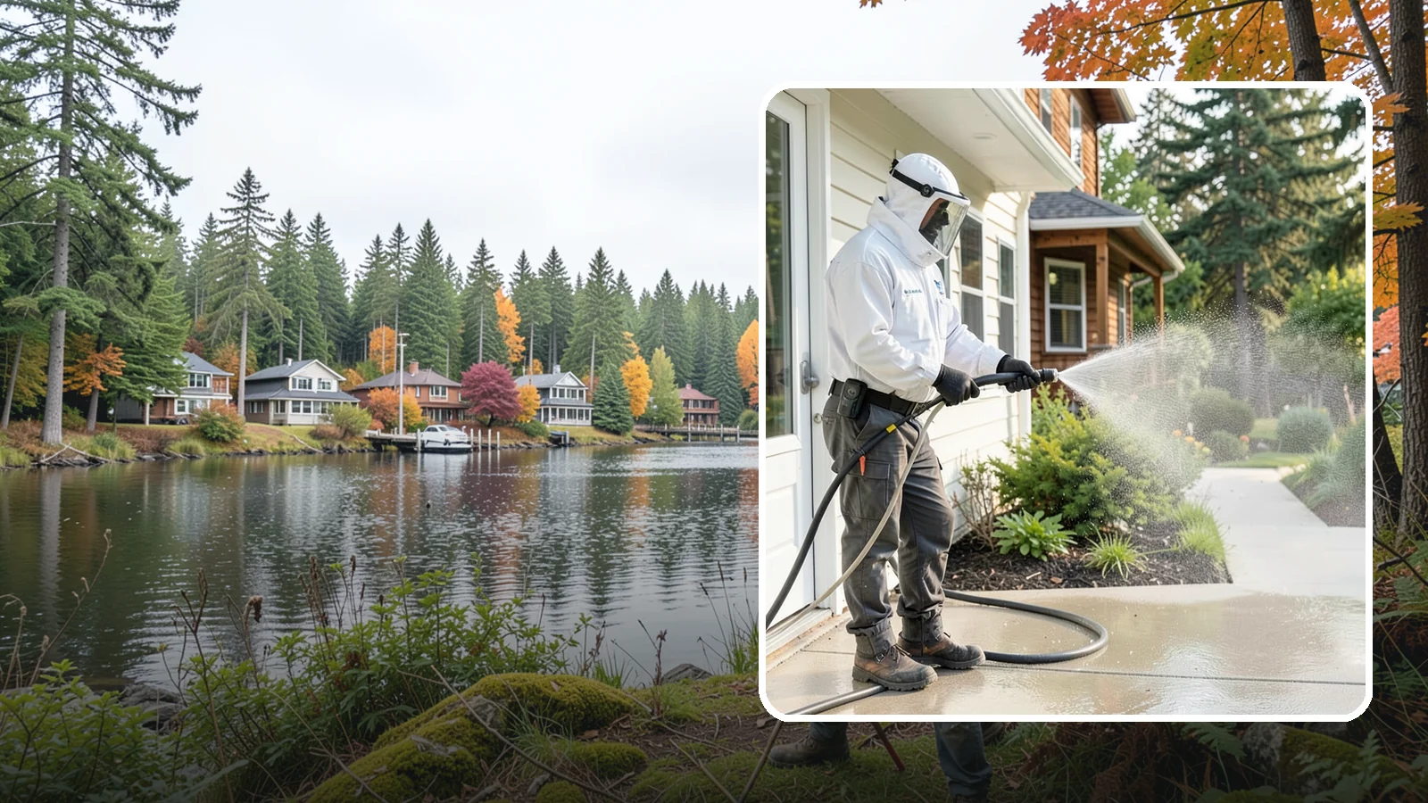 Property Refresh Cleaning in La Conner, Skagit County, WA - Property refresh cleaning gives a home or building a full exterior reset to restore appearance after a period of neglected upkeep.