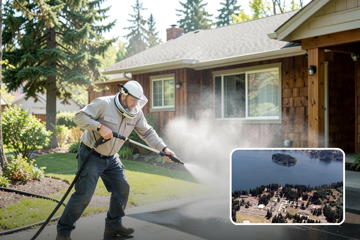 Property Refresh Cleaning in Lakewood, Pierce County, WA - Restores a neglected exterior in one comprehensive visit