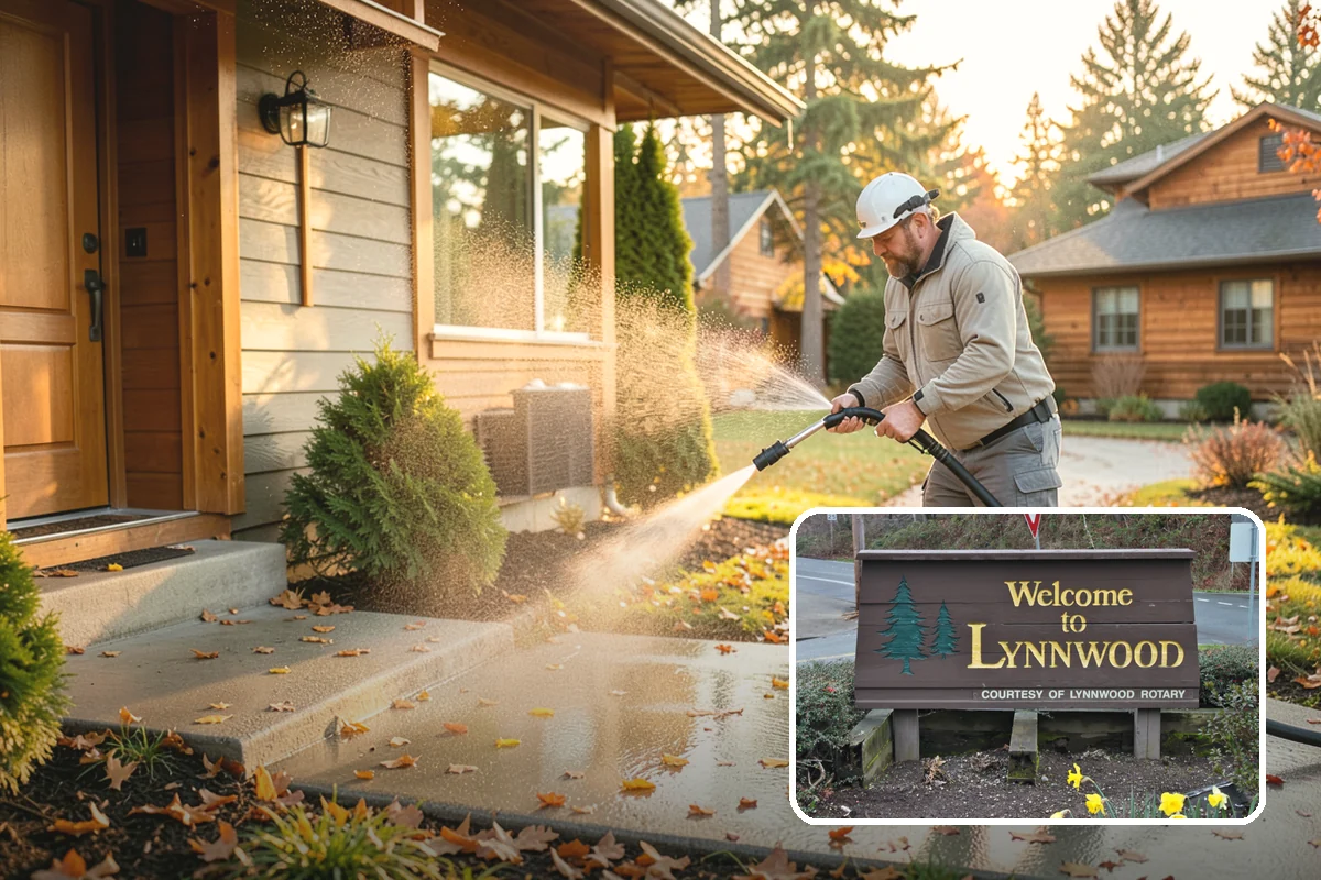 Property Refresh Cleaning in Lynnwood, Snohomish County, WA - Restores a neglected exterior in one comprehensive visit