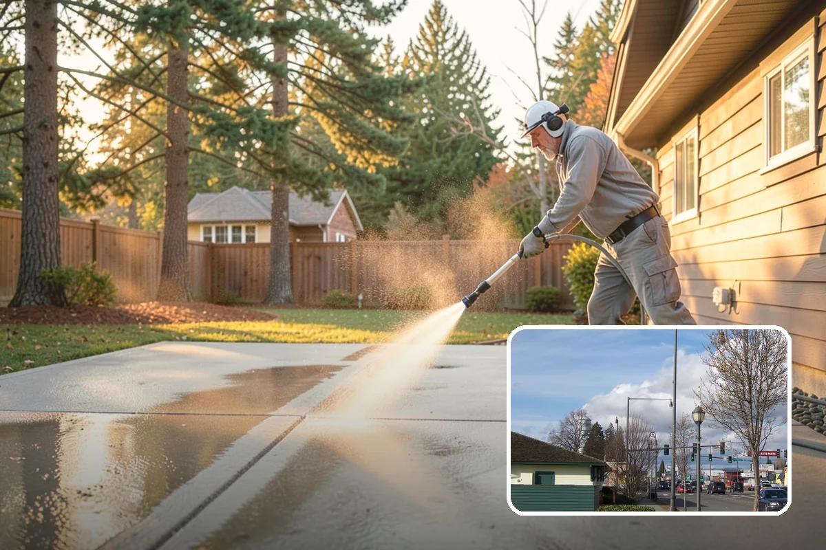 Property Refresh Cleaning in Marysville, Snohomish County, WA - Restores a neglected exterior in one comprehensive visit